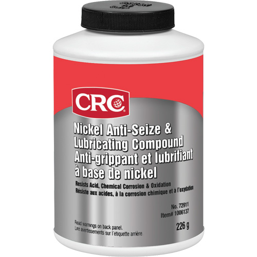 Nickel Anti-Seize Lubricating Compound, 226 g, 425°F (218°C) Max. Effective Temperature Duraquip Inc