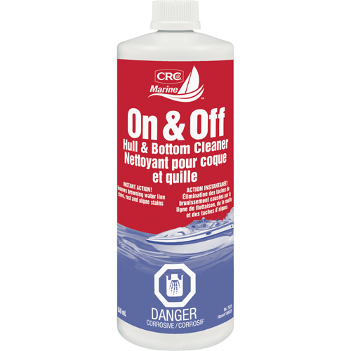 Nettoyant pour coques et parois inf&eacute;rieures de bateaux On & Off, 946 ml, Bouteille Duraquip Inc