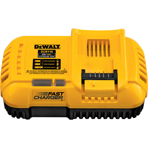 Chargeur rapide refroidi par ventilateur, 20 V, Lithium-ion Duraquip Inc