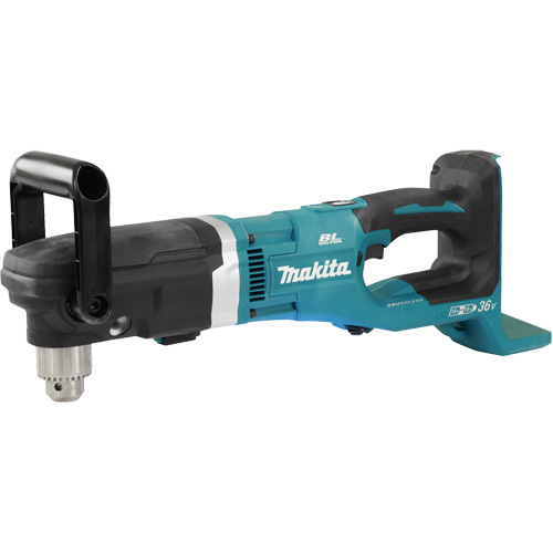 Angle Drill with Brushless Motor (Tool Only), 18 V, 1/2" Chuck, Lithium-Ion Duraquip Inc
