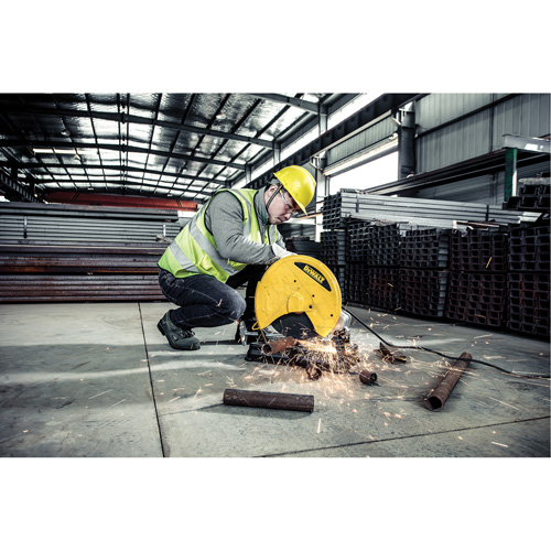 Scie &agrave; tronçonner, 14", 4000 tr/min &agrave; vide, 120 V, 15 A Duraquip Inc