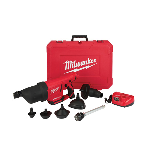M12 Airsnake Drain Cleaning Air Gun Kit, Electric Duraquip Inc