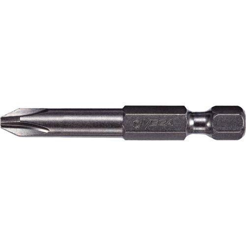 Power Bit, Phillips, #2 Tip, 1/4" Drive Size, 2-3/4" Length Duraquip Inc
