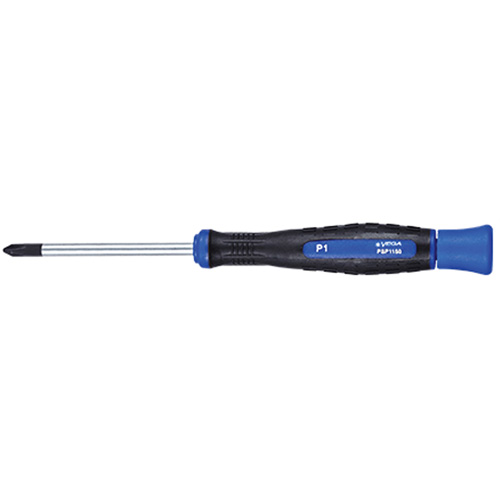 Phillips Precision Screwdriver, #1, 5-7/8" L, Cushion Grip Handle Duraquip Inc