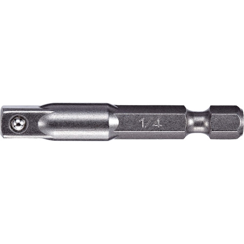 Adapter & Extension, 1/4" Drive Size, 1/4" Male Size, Ball, 2" L Duraquip Inc