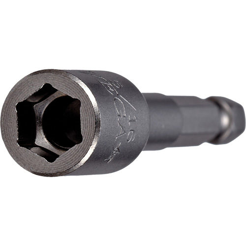 Tourne-&eacute;crou, Embout 3/8", Prise 1/4", 2-9/16" lo, Non magn&eacute;tique Duraquip Inc