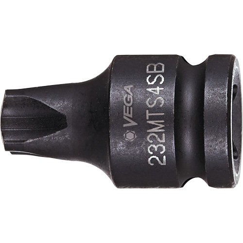 Socket Bit, Mortorq&reg; Super, 4 x 1-1/4" L, 3/8" Drive Duraquip Inc