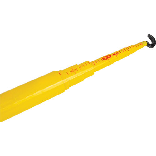 Tel-O-Pole&reg; Measuring Hot Stick, Telescoping, 15 m Duraquip Inc