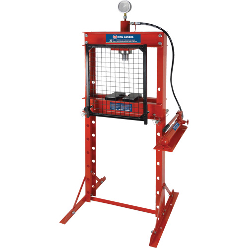 Presse hydraulique avec garde &agrave; grillage, Capacit&eacute; 20 tonnes Duraquip Inc