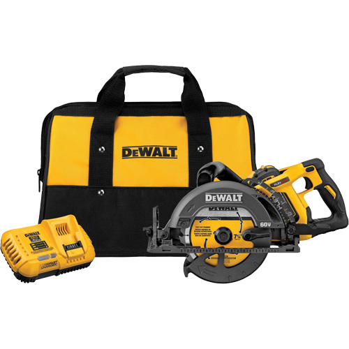 Trousse de scie de type &agrave; cr&eacute;maill&egrave;re FlexVolt, 7-1/4", 60 V Duraquip Inc