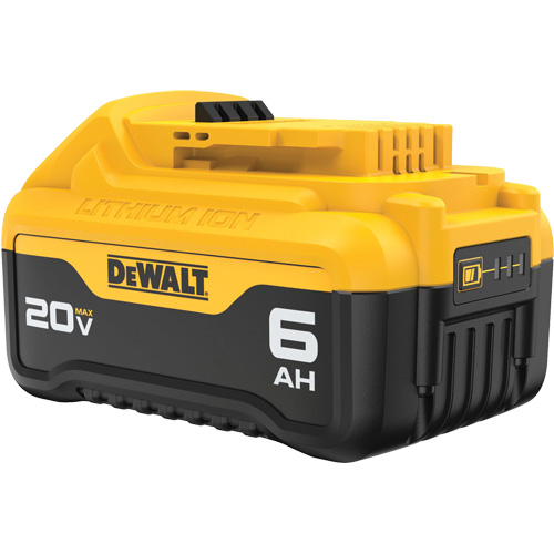 Bloc-piles Max XR Premium, Lithium-ion, 20 V, 6 Ah Duraquip Inc