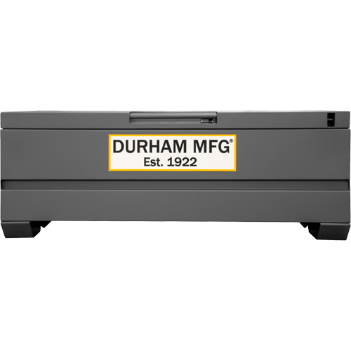 Jobsite Storage Box, 60" x 24" x 22-3/4", Steel, Grey Duraquip Inc