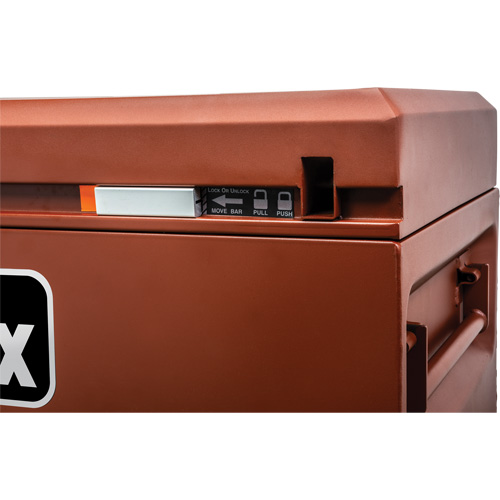 Armoire Site-Vault, 36" x 20" x 27-1/2", Acier, Orange Duraquip Inc