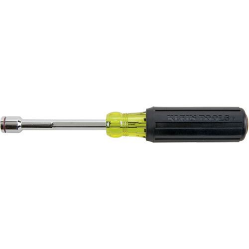 Heavy-Duty Nut Driver, 7/16" Drive, 9-2/5" L, Magnetic Duraquip Inc