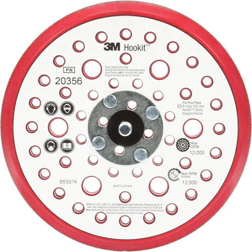 Hookit Clean Sanding Low Profile Disc Pad Duraquip Inc