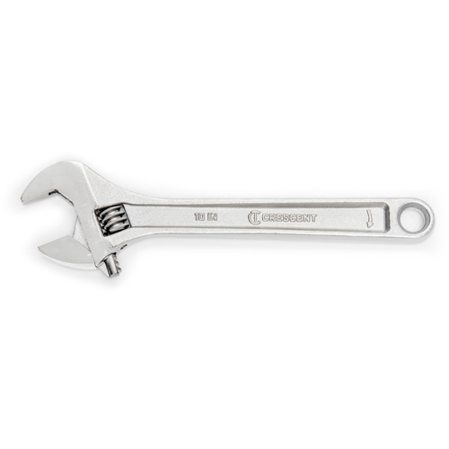 Cl&eacute; &agrave; molette — en boîte, 10" lo, la max. 1-5/16"/34 mm, Chrome Duraquip Inc