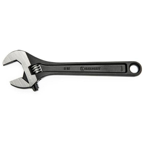 Cl&eacute; &agrave; molette, 8" lo, la max. 1-1/8", Oxyde noir Duraquip Inc