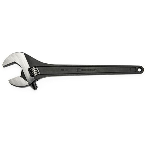 Adjustable Wrench, 18" L, 2" Max Width, Black Duraquip Inc