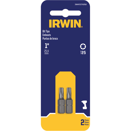 Insert Bits, Torx, T-25, 1/4" Drive Duraquip Inc