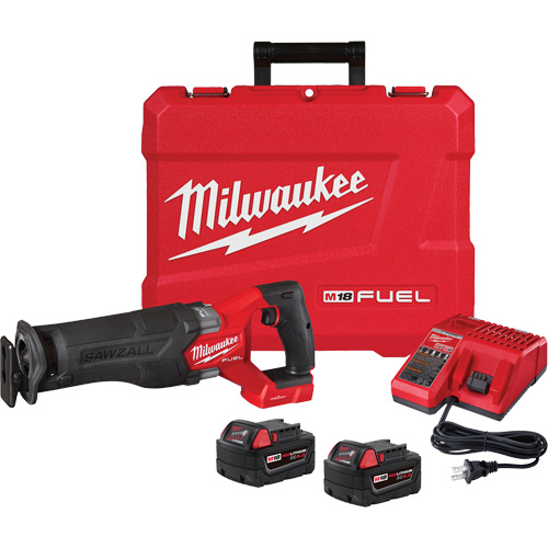 Trousse de scie alternative M18 Fuel Sawzall, 18 V, Lithium-ion Bloc-pile, 3000 coups/min Duraquip Inc