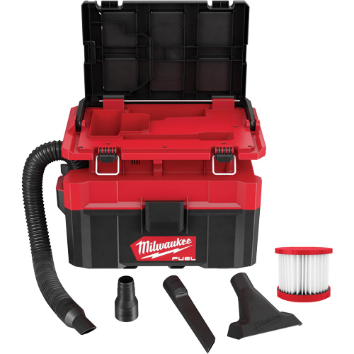 Aspirateur humide/sec sans fil M18 Fuel Packout (outil seulement), 18 V, Capacit&eacute; 2,5 gal. Duraquip Inc