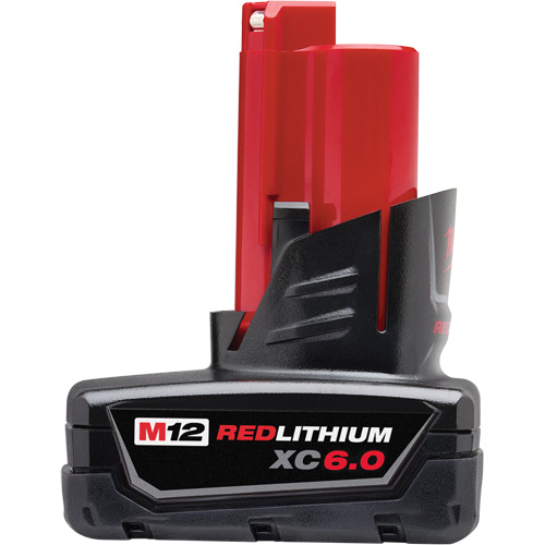 Bloc-piles M12 Redlithium XC 6.0, Lithium-ion, 12 V, 6 Ah Duraquip Inc