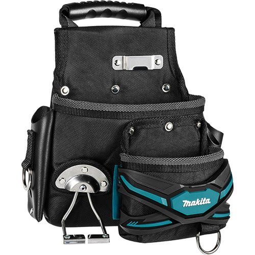 Pochette tout usage pour couvreur TH3, Porte-outil multiple, Cuir/Polyester/Polypropyl&egrave;ne, 2 Poches Duraquip Inc