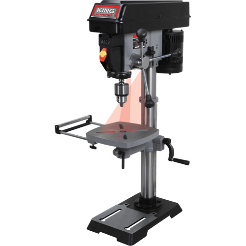 Perceuse &agrave; colonne &agrave; vitesse variable, 12", Mandrin 5/8", 3200 tr/min Duraquip Inc