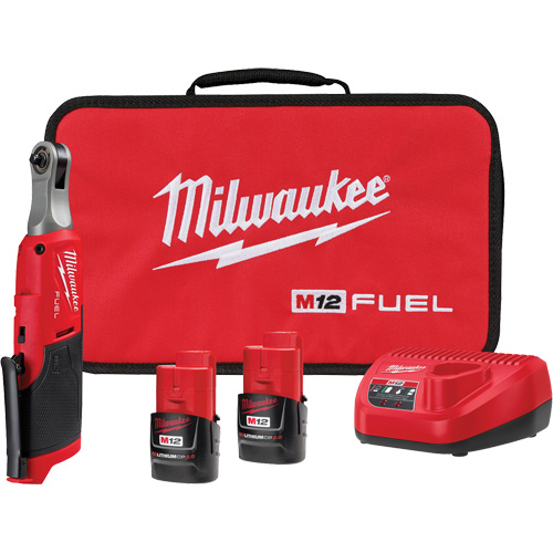 M12 Fuel High Speed Ratchet Kit, 12 V, 1/4" Drive Duraquip Inc