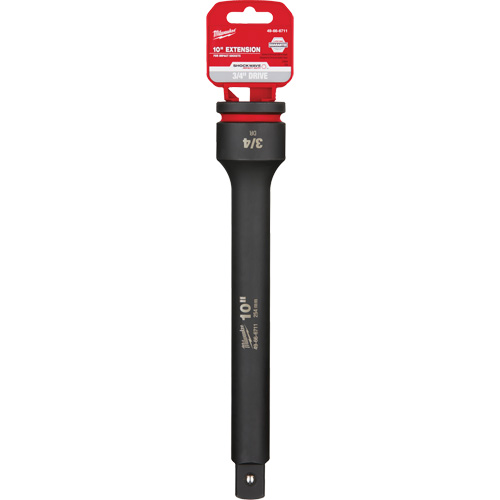 Rallonge pour douille Shockwave Impact Duty, Chocs, Prise 3/4", 10" lo Duraquip Inc