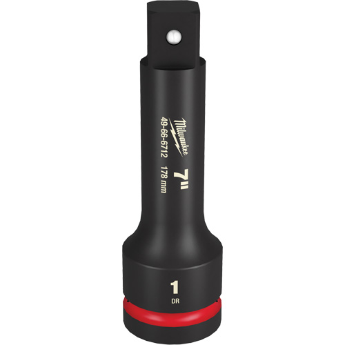 Shockwave Impact Duty Socket Extension, Impact, 1" Drive, 7" L Duraquip Inc