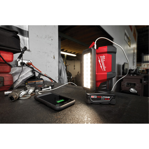 M12 Rover Service & Repair Flood Light with USB Charging, LED, 700 Lumens Duraquip Inc