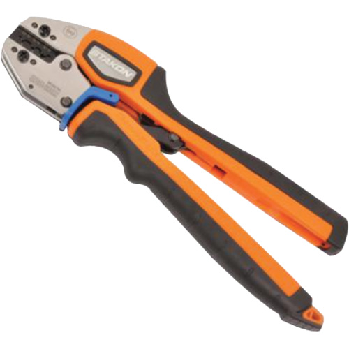 ERG Series Ergonomic Crimping Tool for ABC Flag Terminals Duraquip Inc