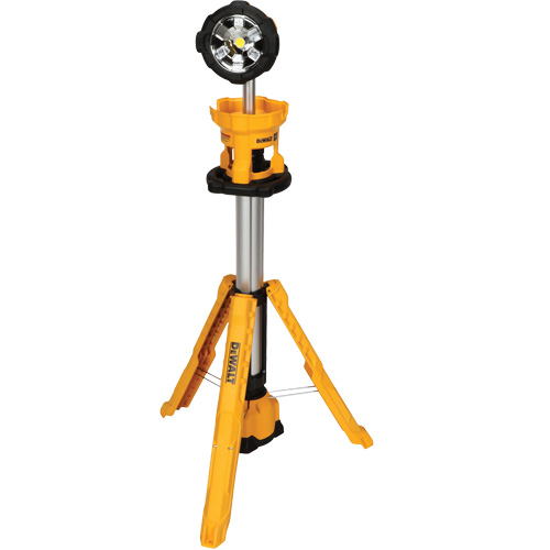 20V Max Cordless Tripod Light, LED, 3000 Lumens, Plastic Housing Duraquip Inc
