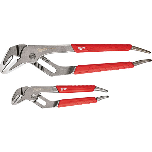 6" & 10" Comfort Grip Straight Jaw Pliers Set, 2 Pieces Duraquip Inc