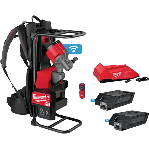 Ensemble vibrateur &agrave; b&eacute;ton &agrave; dos MX Fuel Duraquip Inc