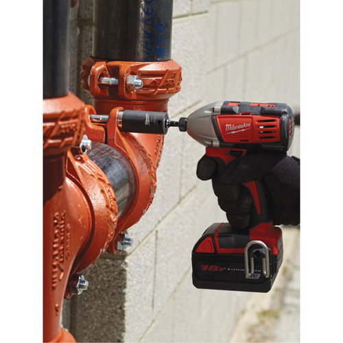 Shockwave Impact Socket Adapter, 1/4" Drive Size, 1/2" Male Size, Ball, 2" L Duraquip Inc