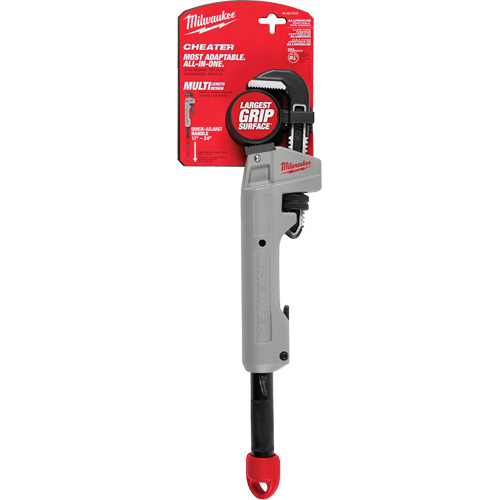 Cl&eacute; &agrave; tuyau adaptable Cheater, Cap des m&acirc;choires 2-1/2", Longueur 18"/11"/24" Duraquip Inc