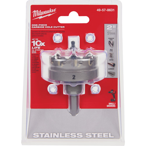 Scies-cloches au carbure monobloc, 2", Profondeur de la coupe de 3/16" Duraquip Inc