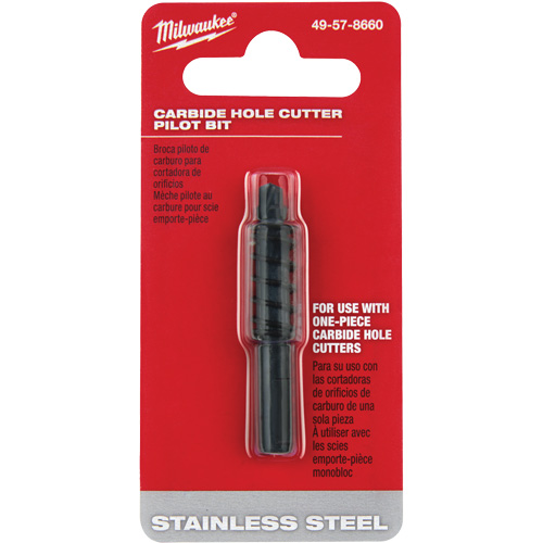 Tr&eacute;pan pilote pour scie-cloche au carbure, Profondeur de la coupe de 3/16" Duraquip Inc