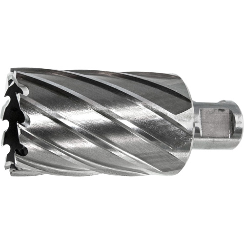 Drillco&reg; Annular Cutter, 7/16" Diameter, High Speed Steel, 1" Depth of Cut, 3/4" Shank Duraquip Inc