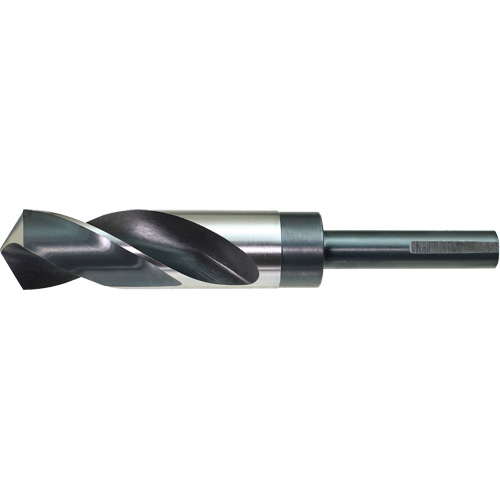 Drillco&reg; 3-Flat S&D Reduced Shank Drill Bit, 9/16", High Speed Steel, 3" Flute, 118° Point Duraquip Inc