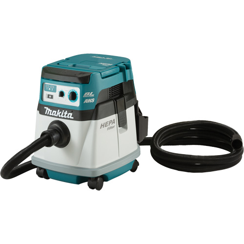 Aspirateur de poussi&egrave;res silencieux avec AWS (outil seulement), 18 V, Capacit&eacute; 3,96 gal. Duraquip Inc