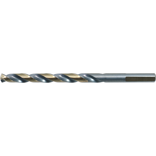 Drillco&reg; 3-Flat Shank Jobber Drill Bit, High Speed Steel, 1/16", 1-7/8" L, 7/8" Flute, 140° Point Angle Duraquip Inc