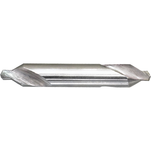 Drillco&reg; Combined Centre Drill & Countersink, #1, 3/64" Small Diameter, 1/8" Large Diameter, High Speed Steel Duraquip Inc