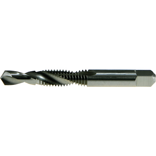 Drillco&reg; Combined Tap & Drill, 12-28, High Speed Steel Duraquip Inc