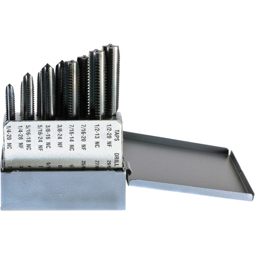 Jeu de tarauds Drillco, 10 morcea Duraquip Inc