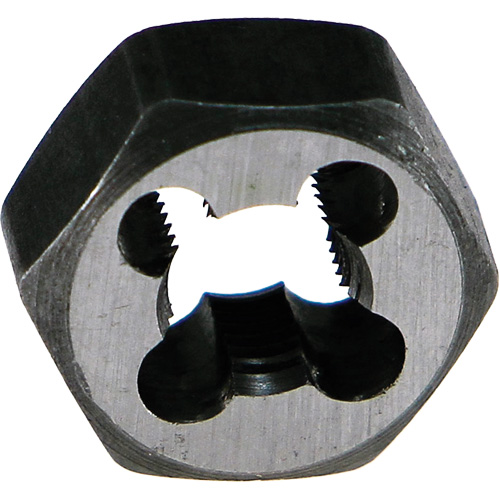 DRILLCO Hexagon Threading Die Nut, 1/4"-20 Thread, High Speed Steel Duraquip Inc