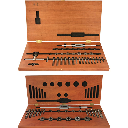 Drillco&reg; Tap & Hex Die Set, 58 Pieces Duraquip Inc