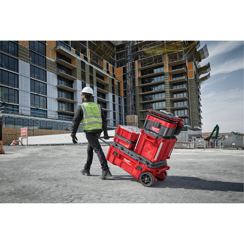 Packout Rolling Tool Chest, 15-4/5" x 34" x 28", Red Duraquip Inc